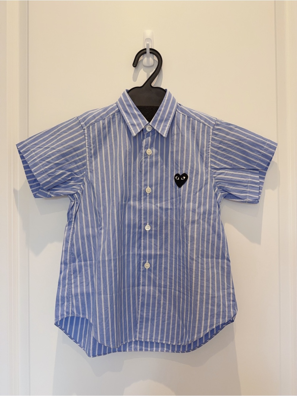 Comme des Garçons Play Kids Striped Button-Up Shirt